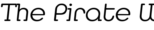 Font : Media-LightIta Custom Text : The Pirate Way Test your own text here Click to download or to view this font on a tshirt that can be custom printed in Bali