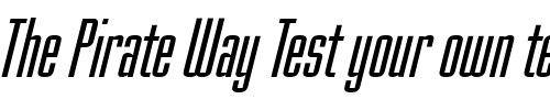 Font : Mekanik-Italic-Plain Custom Text : The Pirate Way Test your own text here Click to download or to view this font on a tshirt that can be custom printed in Bali