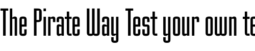 Font : Mekanik-LET-Plain Custom Text : The Pirate Way Test your own text here Click to download or to view this font on a tshirt that can be custom printed in Bali