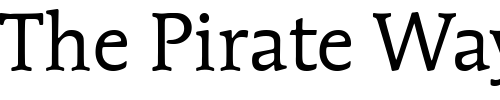 Font : Mendoza-Roman-OS-ITC-TT-Book Custom Text : The Pirate Way Test your own text here Click to download or to view this font on a tshirt that can be custom printed in Bali