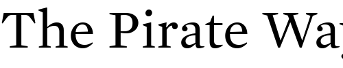 Font : Mercury-Text-G1-Roman Custom Text : The Pirate Way Test your own text here Click to download or to view this font on a tshirt that can be custom printed in Bali