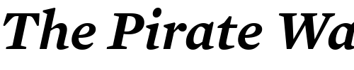 Font : Mercury-Text-G3-Semibold-Italic Custom Text : The Pirate Way Test your own text here Click to download or to view this font on a tshirt that can be custom printed in Bali