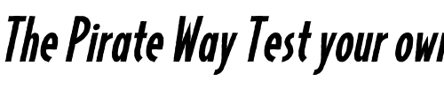 Font : MerzIrregular-Kursiv Custom Text : The Pirate Way Test your own text here Click to download or to view this font on a tshirt that can be custom printed in Bali