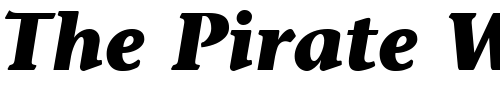 Font : Mesouran-Casual-Black-SSi-Bold-Italic Custom Text : The Pirate Way Test your own text here Click to download or to view this font on a tshirt that can be custom printed in Bali