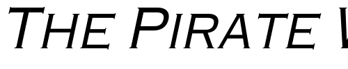 Font : MetalcutLightOblique Custom Text : The Pirate Way Test your own text here Click to download or to view this font on a tshirt that can be custom printed in Bali