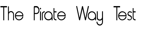 Font : Metro-Condensed-Bold Custom Text : The Pirate Way Test your own text here Click to download or to view this font on a tshirt that can be custom printed in Bali