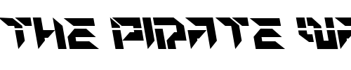 Font : MetronOpen-A-Italic Custom Text : The Pirate Way Test your own text here Click to download or to view this font on a tshirt that can be custom printed in Bali