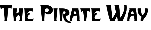 Font : Metropolitaine_Becker_Caps Custom Text : The Pirate Way Test your own text here Click to download or to view this font on a tshirt that can be custom printed in Bali