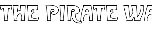 Font : Metropolitaines_Becker_Outline Custom Text : The Pirate Way Test your own text here Click to download or to view this font on a tshirt that can be custom printed in Bali