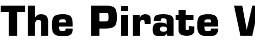 Font : Metrostyle-EC-Bold Custom Text : The Pirate Way Test your own text here Click to download or to view this font on a tshirt that can be custom printed in Bali