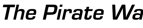 Font : MicroSquare-BoldOblique Custom Text : The Pirate Way Test your own text here Click to download or to view this font on a tshirt that can be custom printed in Bali