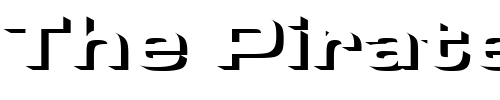 Font : MicrogrammaOnlShaDBolExt Custom Text : The Pirate Way Test your own text here Click to download or to view this font on a tshirt that can be custom printed in Bali