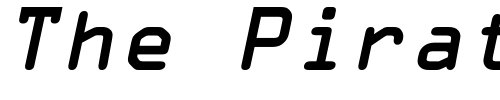 Font : MicroscanA-BoldOblique Custom Text : The Pirate Way Test your own text here Click to download or to view this font on a tshirt that can be custom printed in Bali