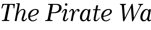 Font : Modern880-BT-Italic Custom Text : The Pirate Way Test your own text here Click to download or to view this font on a tshirt that can be custom printed in Bali