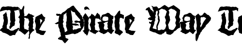 Font : MonksWriting Custom Text : The Pirate Way Test your own text here Click to download or to view this font on a tshirt that can be custom printed in Bali