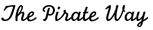 Font : Monoline-Script-MT Custom Text : The Pirate Way Test your own text here Click to download or to view this font on a tshirt that can be custom printed in Bali