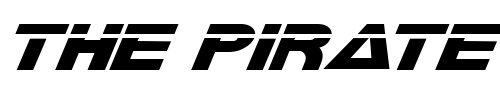 Font : Morse-NK-Condensed-Laser-Italic Custom Text : The Pirate Way Test your own text here Click to download or to view this font on a tshirt that can be custom printed in Bali