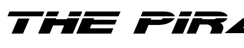 Font : Morse-NK-Laser-Italic Custom Text : The Pirate Way Test your own text here Click to download or to view this font on a tshirt that can be custom printed in Bali