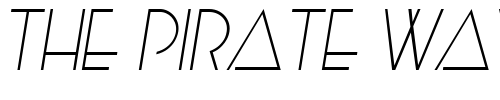 Font : MossmanLight-Oblique Custom Text : The Pirate Way Test your own text here Click to download or to view this font on a tshirt that can be custom printed in Bali