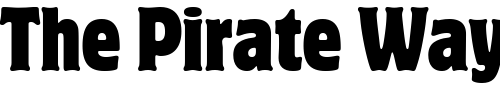 Font : Motter-Corpus-Cond-OS-ITC-TT Custom Text : The Pirate Way Test your own text here Click to download or to view this font on a tshirt that can be custom printed in Bali