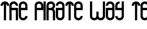 Font : Mountaintop-Milk Custom Text : The Pirate Way Test your own text here Click to download or to view this font on a tshirt that can be custom printed in Bali