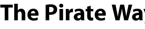 Font : MyriadWebPro-Bold Custom Text : The Pirate Way Test your own text here Click to download or to view this font on a tshirt that can be custom printed in Bali