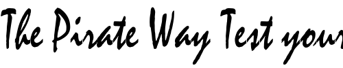 Font : Mystic-Thin-Normal Custom Text : The Pirate Way Test your own text here Click to download or to view this font on a tshirt that can be custom printed in Bali