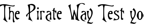 Font : Nachtmere Custom Text : The Pirate Way Test your own text here Click to download or to view this font on a tshirt that can be custom printed in Bali