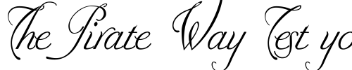 Font : Nadine-Normal-PDF Custom Text : The Pirate Way Test your own text here Click to download or to view this font on a tshirt that can be custom printed in Bali