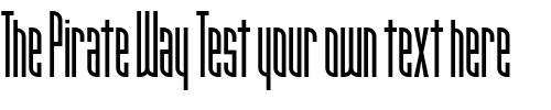 Font : NarrowbandPrimeICG Custom Text : The Pirate Way Test your own text here Click to download or to view this font on a tshirt that can be custom printed in Bali