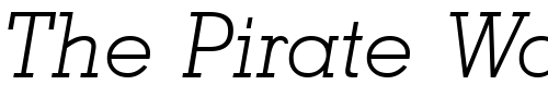 Font : Nashville-Light-Italic Custom Text : The Pirate Way Test your own text here Click to download or to view this font on a tshirt that can be custom printed in Bali