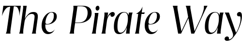 Font : Nashville-LightIta Custom Text : The Pirate Way Test your own text here Click to download or to view this font on a tshirt that can be custom printed in Bali