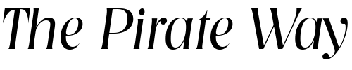 Font : Nashville-Serial-Light-RegularItalic Custom Text : The Pirate Way Test your own text here Click to download or to view this font on a tshirt that can be custom printed in Bali