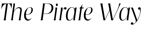 Font : Nashville-XlightIta Custom Text : The Pirate Way Test your own text here Click to download or to view this font on a tshirt that can be custom printed in Bali