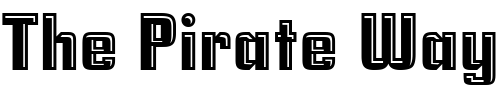 Font : National-Debt-Hilite Custom Text : The Pirate Way Test your own text here Click to download or to view this font on a tshirt that can be custom printed in Bali