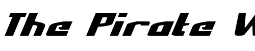 Font : National-Express-Exp-Italic Custom Text : The Pirate Way Test your own text here Click to download or to view this font on a tshirt that can be custom printed in Bali