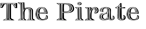 Font : Nauert-Wd-Plain Custom Text : The Pirate Way Test your own text here Click to download or to view this font on a tshirt that can be custom printed in Bali