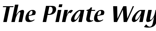 Font : Nautilus-LT-Black-Italic Custom Text : The Pirate Way Test your own text here Click to download or to view this font on a tshirt that can be custom printed in Bali