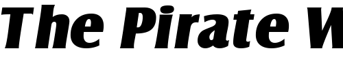 Font : NautoDisplaySSK-Italic Custom Text : The Pirate Way Test your own text here Click to download or to view this font on a tshirt that can be custom printed in Bali