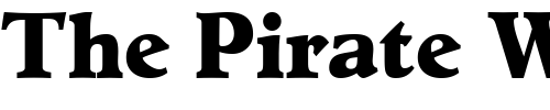 Font : NegotiatDisplaySSK Custom Text : The Pirate Way Test your own text here Click to download or to view this font on a tshirt that can be custom printed in Bali