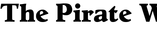 Font : NegotiatDisplaySSK-Regular Custom Text : The Pirate Way Test your own text here Click to download or to view this font on a tshirt that can be custom printed in Bali