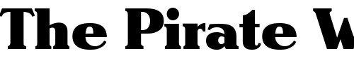 Font : Nevada-Serial-Heavy-Regular Custom Text : The Pirate Way Test your own text here Click to download or to view this font on a tshirt that can be custom printed in Bali