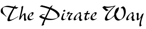 Font : NewBerolinaMT Custom Text : The Pirate Way Test your own text here Click to download or to view this font on a tshirt that can be custom printed in Bali