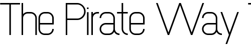 Font : NewMedia Custom Text : The Pirate Way Test your own text here Click to download or to view this font on a tshirt that can be custom printed in Bali