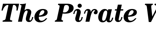 Font : News-702-Bold-Italic-BT Custom Text : The Pirate Way Test your own text here Click to download or to view this font on a tshirt that can be custom printed in Bali