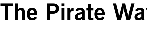 Font : News-Gothic-Bold-BT Custom Text : The Pirate Way Test your own text here Click to download or to view this font on a tshirt that can be custom printed in Bali