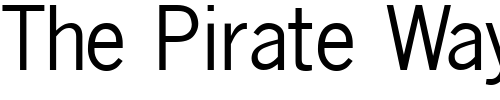 Font : News-Gothic-Regular Custom Text : The Pirate Way Test your own text here Click to download or to view this font on a tshirt that can be custom printed in Bali