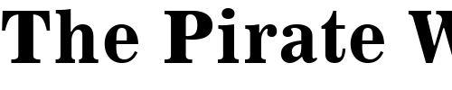 Font : News705-BT-Bold Custom Text : The Pirate Way Test your own text here Click to download or to view this font on a tshirt that can be custom printed in Bali