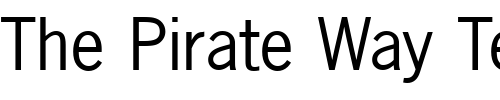 Font : NewsGotNo2T Custom Text : The Pirate Way Test your own text here Click to download or to view this font on a tshirt that can be custom printed in Bali
