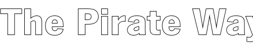 Font : NewsGotTBolOu1 Custom Text : The Pirate Way Test your own text here Click to download or to view this font on a tshirt that can be custom printed in Bali